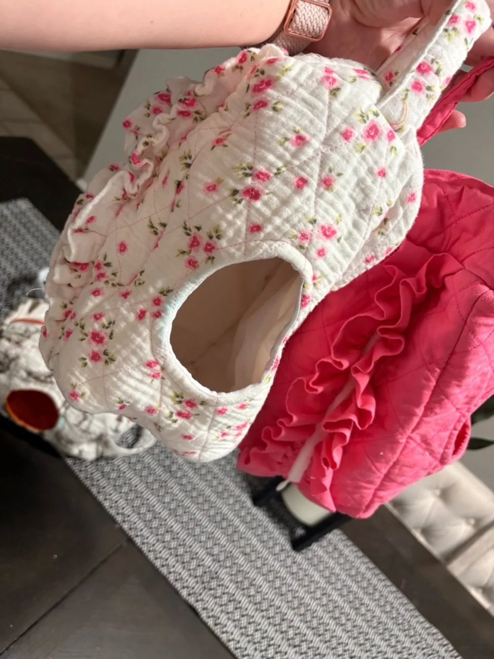 Quilted Wipe/Diaper Pouches